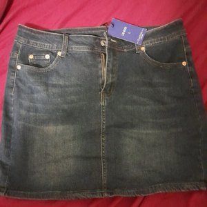 Denim Mini Skirt